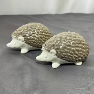 Ceramic Hedgehog Figural Salt & Pepper Shakers Target Threshold